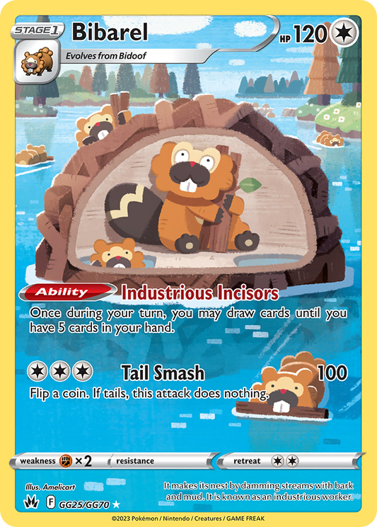 Bibarel - GG25/GG70 - Crown Zenith: Galarian Gallery